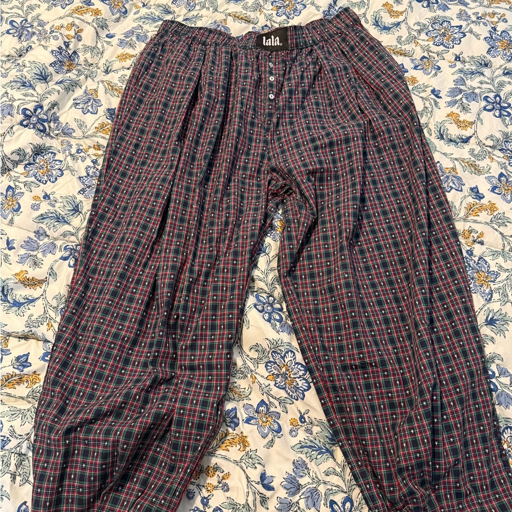 DIL Plaid Barrel Boxer Pants